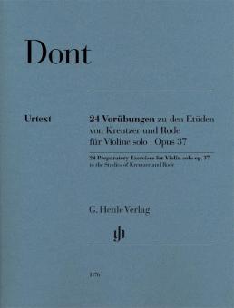 24 Vorübungen zu den Etüden von Kreutzer/Rode op. 37 