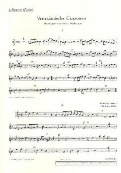Venezianische Canzonen Download