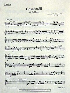 Concerto Nr. 3 D-Dur op. 10/3 RV 428/PV 155 Download