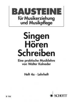 Singen - Hören - Schreiben Heft 4a - Lehrbuch Download