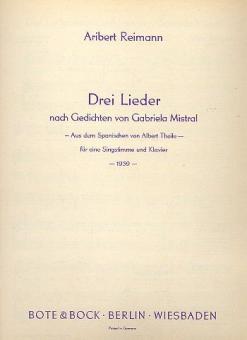 Drei Lieder Download