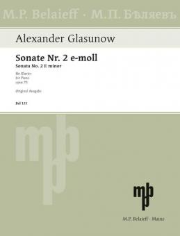 Sonate Nr. 2 e-Moll op. 75 Download