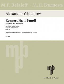 Klavierkonzert Nr. 1 f-Moll op. 92 Download