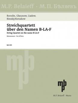 Streichquartett über den Namen B-La-F Download