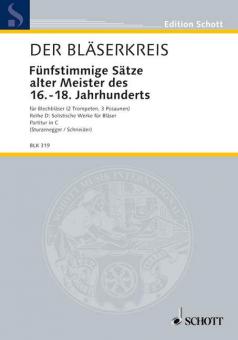 Fünfstimmige Sätze alter Meister des 16.-18. Jahrhunderts Download