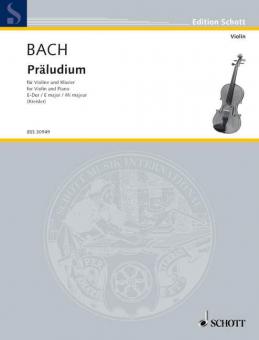 Präludium E-Dur BWV 1006 Download