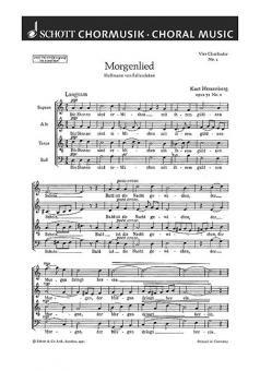 Vier Chorlieder op. 31 Nr. 1 Download