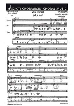 Tschechische Madrigale (Ceske madrigaly) H 278 Nr. 7 Download