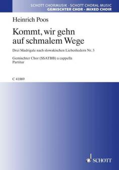 Drei Madrigale nach slowakischen Liebesliedern Nr. 3 Download