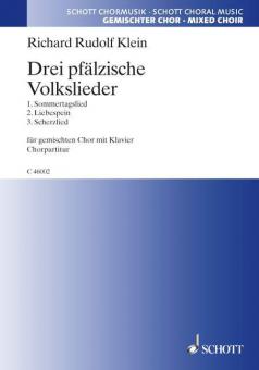 Drei pfälzische Volkslieder Download