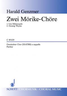 Zwei Mörike-Chöre GeWV 27 Download