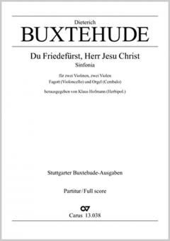 Du Friedefürst, Herr Jesu Christ BuxWV21 