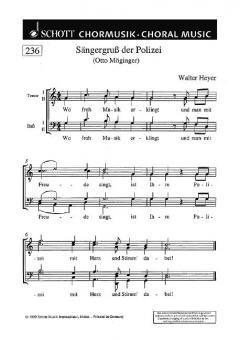 Wahlspruch für die Deutsche Feuerwehr / Sängergruß der Polizei WWV 101 Download