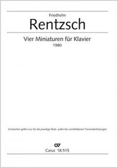 Vier Miniaturen für Klavier 