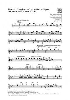 Concerto Violin Strings Continuo Op.8/1 