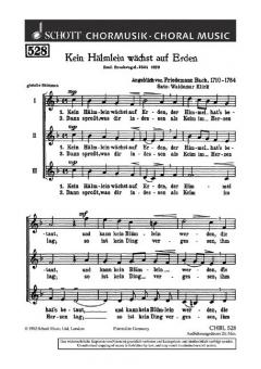 Kein Hälmlein wächst auf Erden Download