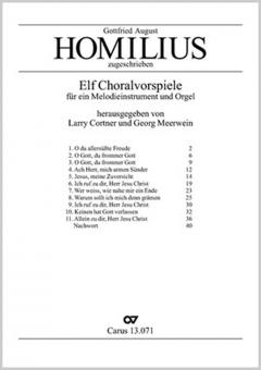 11 Choralvorspiele 