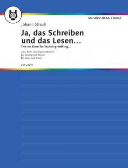 Ja, das Schreiben und das Lesen Download