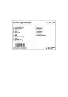 Zigeunerlieder op. 103 