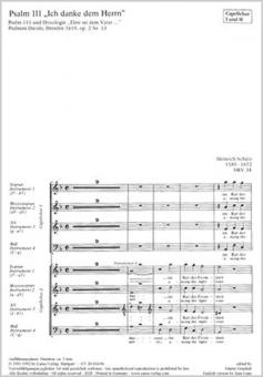 Ich danke dem Herrn von ganzem Herzen 