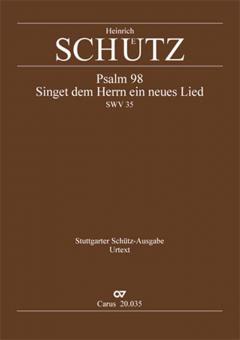 Singet dem Herrn ein neues Lied Standard