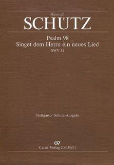 Singet dem Herrn ein neues Lied SWV 35 (op. 2 no. 14) 