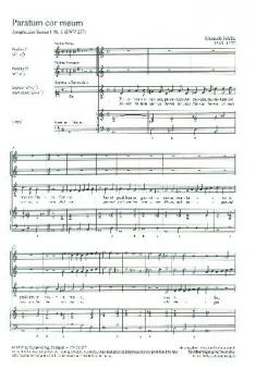 Paratum cor meum (Bereit ist mein Herze) SWV257 