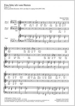 Eins bitte ich vom Herren SWV294 