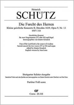 Die Furcht des Herren SWV318 