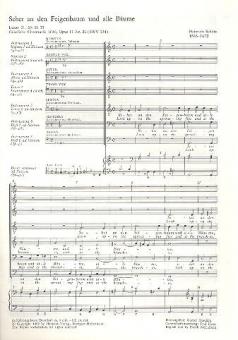 Sehet an den Feigenbaum SWV394 Standard