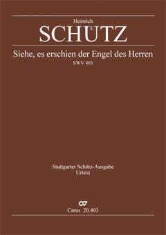 Siehe, es erschien der Engel des Herrn SWV403 Standard