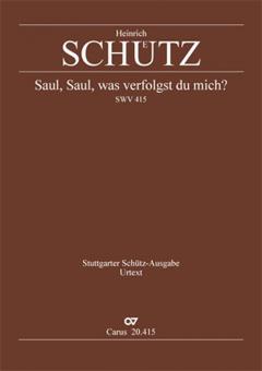 Saul, was verfolgst du mich SWV415 Standard