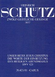 Unser Herr Jesus Christus SWV423 