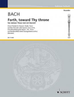 Forth, toward Thy Throne BWV 668 Download