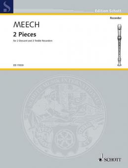 Zwei Stücke - 4 Blockflöten (SSAA) 