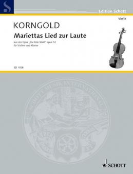 Mariettas Lied zur Laute op. 12 Download