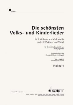 Die schönsten Volks- und Kinderlieder - Trioheft 
