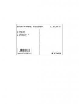 Missa brevis op. 5a Download
