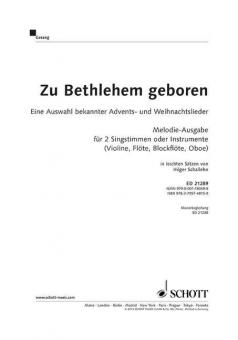 Zu Bethlehem geboren Download