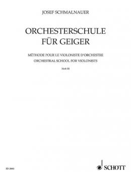 Orchesterschule für Geiger 3 