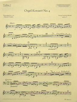 Orgel-Konzert Nr. 4 F-Dur op. 4/4 HWV 292 Download