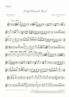 Orgel-Konzert Nr. 6 B-Dur op. 4/6 HWV 294 Download