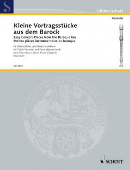 Kleine Vortragsstücke für Alt-Blockflöte und Klavier 