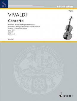 Concerto g-Moll op. 12/1 RV 317 / PV 343 Download