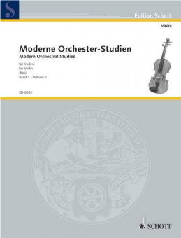 Moderne Orchesterstudien für Violine 1 Download