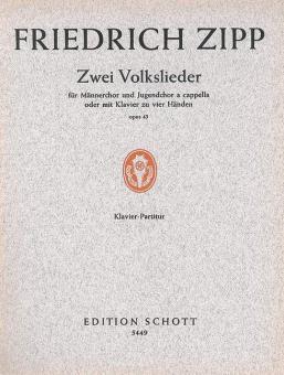 Zwei Volkslieder op. 43 