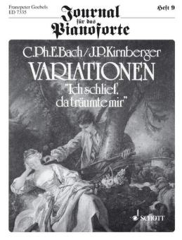 Variationen über 'Ich schlief, da träumte mir' Download