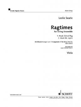 Ragtimes for String Ensemble Download