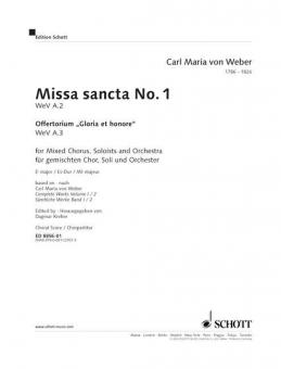 Missa sancta Nr. 1 Es-Dur WeV A.2 / WeV A.3 Download