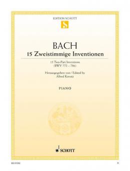 15 zweistimmige Inventionen BWV 772-786 Download